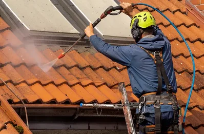 Démoussage et hydrofuge de toiture à Lunac